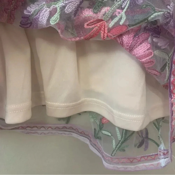 Raga In the Fields Purple Embroidered Dress Size Medium NWT New - Picture 10 of 15